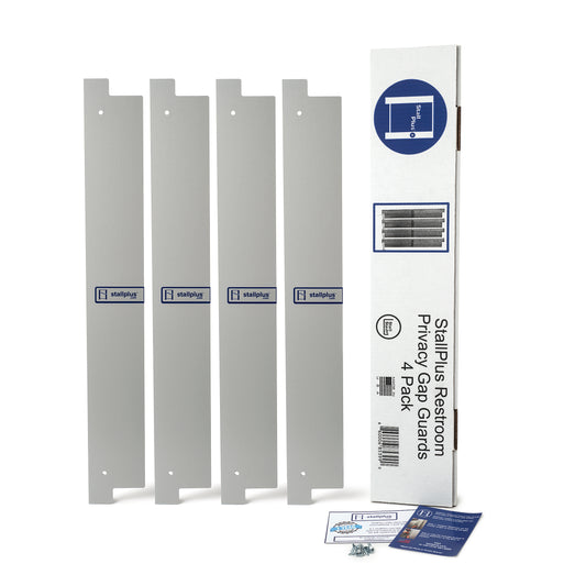 StallPlus+ Restroom Privacy Gap Guard: 4-Pack