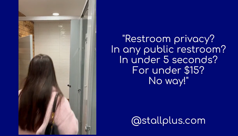 StallPlus-Go Portable Restroom Stall-Gap Blockers